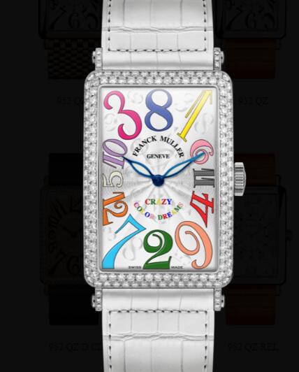 Review Franck Muller Long Island Ladies Replica Watch for Sale Cheap Price 1200 CH COL DRM D